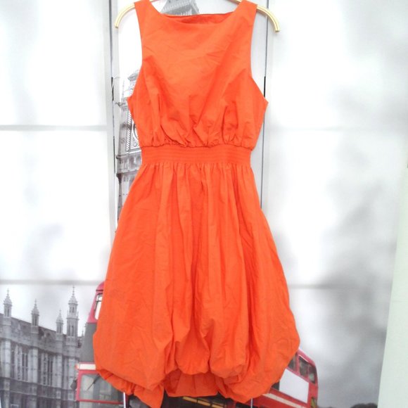 NWT$398 Trina Turk Sought After High-Low Poplin Dress A-Line Bubble Skirt sz L - Picture 12 of 16